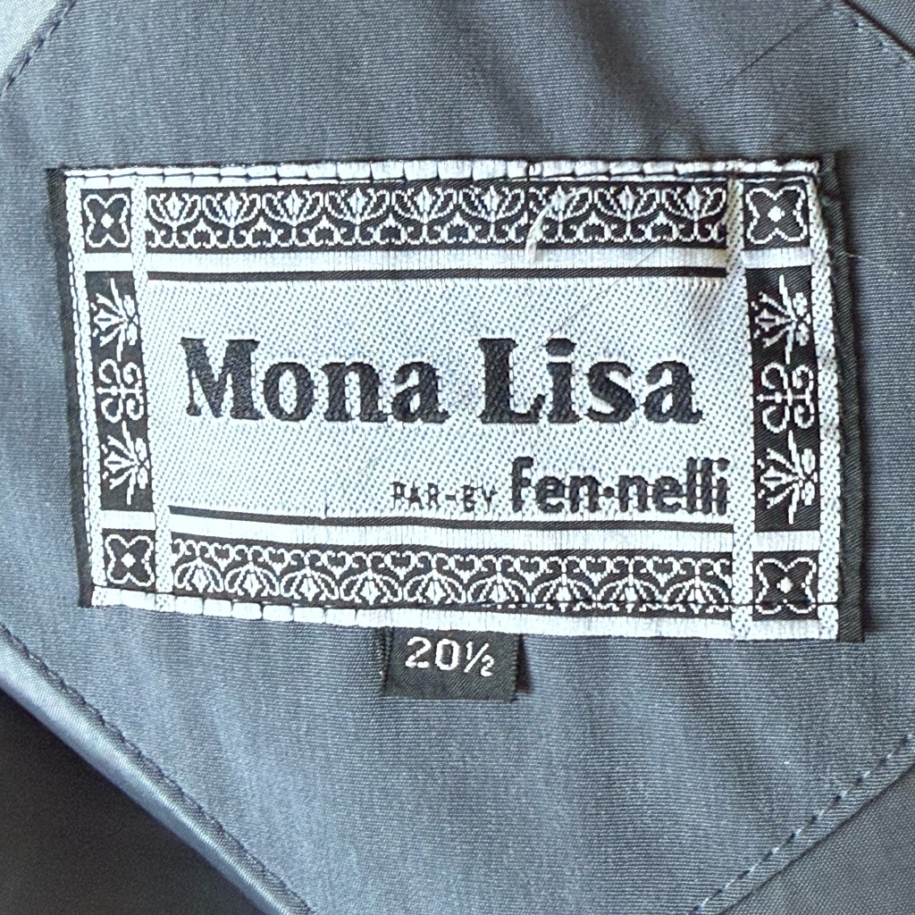Mona Lisa Blue/Grey Winter Coat